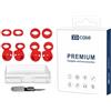 Generic XDcase - Set di 4 paia di gommini in silicone per Samsung Galaxy Buds Live XDcase, con ganci per le orecchie, sinistra e destra, taglia S/L (rosso)