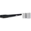 Teufel Cinebar Lux Surround 5.0 - Soundbar con altoparlante posteriore senza fili, Dolby Audio, W-LAN, Bluetooth, Multiroom, 4K Pass-Through, Dynamore 3D, HDMI 3D ARC CEC - bianco