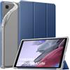 MoKo Custodia compatibile con Samsung Galaxy Tab A7 Lite 8,7 pollici 2021 (SM-T225/T220/T227), ultra sottile TPU cover posteriore morbida traslucida blu navy