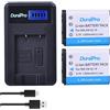 DuraPro 2Pcs 3.7V 1200mAh EN-EL19 EN EL19 Camera Battery + LCD USB Charger for Nikon Coolpix S2600 S2700 S3100 S3500 S4100 S4150 S4400 S5200 S6400 S6900