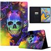 LSPCASA Cover Samsung Tab A 10.5 Per Samsung Galaxy Tab A 10.5 SM-T590/T595 Stand Folio Cover Samsung A 10.5 Guscio Protettivo Cover Samsung Galaxy A 10.5 Osso