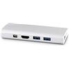 LMP USB-C Travel Dock USB-C 4K 9 porte - Argento