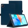 KUSINHOKA Custodia Compatibile con Teclast P50T 11 Pollici, Leggero Pelle PU Protettiva Cover con Cinturino da Polso, Tablet Custodia Magnetico con Funzione di Supporto, Blu Scuro