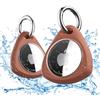 iFalarila 2 Pezzi Impermeabile Portachiavi AirTag - Porta Airtag per Apple, Chiavi Zaini e Animale in TPU Antiurto e Antigraffio con Cover Frontale, 360°Custodia AirTag, Mantiene Forte il Segnale