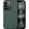 Kepuch Silklike Cover per Realme C75 4G - Custodia Case Piastra Metallica Incorporata - Verde