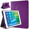 doupi Deluxe Custodia per iPad Air 2, 360 Gradi Rotable Protezione con Smart Funzione Sleep/Wake Up Etui Stare in Piedi Protettiva, Purple