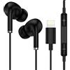 Ocbuo Cuffie per iPhone con cavo, auricolari in-ear, con microfono e controllo del volume, per iPhone 14 Pro Max/14 Pro/14 Plus/14/13/12/11/SE/X/XS/XR/8/7/Plus