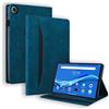 Generico DayQiQiPu Custodia per Lenovo Tab One/Tab K9 (TB-305FU, TB-305XU) 8,7 Pollici Caso Retrò in Pelle PU Flip Stand Cover Portafoglio Guscio dalla Texture Morbida e Auto Wake/Sleep,Blu Scuro