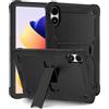 Vakarey Cover per Xiaomi Redmi Pad 2 Pro Bambini Antiurto Custodia Tablet per Redmi Pad Pro 5G 12.1 Pollici,Nero