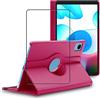 ebestStar - Cover per Realme Pad mini 8.7 (2022), Custodia Protezione Rotazione 360, Pelle PU, Rosa + Vetro Temperato