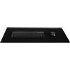 Silent Monsters Tappetino Mouse XXL 90 x 40 cm, XL Grande, nero, con Bordo Cucito, Durevoli, antiscivolo e silenzioso, gioco, ufficio, casa, lavabile, arrotolabile, Tappetini per il Gaming Mousepad