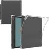 MEMELOKA Cover per Boox Tablet Note Air4C/Air3C/Air3 10.3 Pollici con Slot per Penna, Trasparente Morbido TPU Silicone Protettiva Custodia Antiurto Anti-Graffio Bumper con Angoli Rinforzati