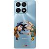 LA CASA DE LAS CARCASAS Custodia per Huawei Honor X8A Ufficiale Dragon Ball Goten e Trunks Fusion per proteggere il tuo cellulare. Cover per Huawei in silicone trasparente flessibile con licenza ufficiale Dragon Ball