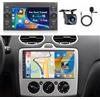 Inefala 4G+64G Autoradio Android 15 per Ford Transit Fiesta Focus Galaxy | Anche per Mondeo Fusion Kuga,7 Pollici Touchscreen 2 Din,Wireless CarPlay,Android Auto,BT,WiFi,RDS/FM,SWC,MIC,Retrocamera
