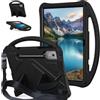 Generic Compatibile con Lenovo Idea Tab Pro 12,7 TB-373FU 2025 Custodia con cavalletto per bambini, design carino, leggera EVA antiurto, custodia protettiva, [tracolla] [Manico] (nero)