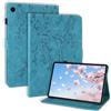 LSPCASA Custodia per Samsung Galaxy Tab A11 8,7 2025/Galaxy Tab A9 8,7 2023 SM-X133/X135/X110/X115 Pelle PU Protettiva Folio Flip Funzione Stand Portapenne Porta Carte Tablet Cover Blu