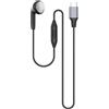 Generic Auricolari mono con microfono integrato per ascolto a orecchio singolo, vestibilità comoda, chiamate in vivavoce e suono cristallino, doppia connettività USB-C, ideale per conducenti, lavoro d'ufficio