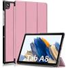 ebestStar - Cover per Samsung Galaxy Tab A8 10.5 (2021) SM-X200 X205, Custodia Protezione Flip Magnetica, Slim Case Sottile Pelle PU, Rosa Dorato