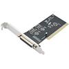 Jeirdus Scheda PCI a porta parallela DB25 LPT Scheda di espansione a porta parallela con staffa a basso profilo, PCI parallela Port Converter Controller adattatore per PC desktop