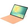 Samsung Smart Book Cover per Galaxy Tab S10 FE+, Arancione | Custodia per Tablet a Libro, Supporto Posizionabile, Doppia Visualizzazione Orizzontale e Verticale