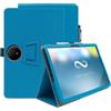 INSOLKIDON Compatibile con TCL NXTPAPER 14 PRO 14.3-INCH Tablet Custodia protettiva in pelle Cover con Funzione di Supporto, Auto Svegliati/Sonno,Cover Protezione in PU Pelle (Blu chiaro)