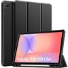 TiMOVO Cover per Samsung Galaxy Tab S10 Lite 10.9'' 2025, Nero | SM-X400/X406, Supporto per S Pen, TPU Morbido, Attivazione/Sospensione Automatica