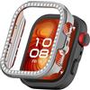 Generic Custodia con diamanti glitter per Huawei Watch Fit 5 Pro, custodia rigida in policarbonato, custodia per smartwatch cover per donne ragazze