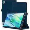 Envibe Custodia per Teclast P50, 11 inch, Cover Tablet Teclast P50, Copertura Protettiva Pieghevole con Supporto per Matita e Cinturino da Polso, Protezione Completa. (Blu)