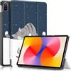 QINOUK Custodia per Huawei MatePad SE 11 2024, [Funzione Stand] Smart Cover con Auto Sleep Wake, Custodia Protettiva in PU e PC Antigraffio, per Huawei MatePad SE 11-2