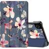 FINTIE Cover per Samsung Galaxy Tab A11 8.7 Pollici 2025 / Tab A9 8.7 2023 | Ultra Sottile Leggero Custodia Protettiva Case, Hibiscus