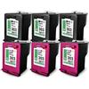 Eurotone EuroPro 6x Cartucce d'inchiostro compatibile per HP 303 Envy Inspire 7200 Series sostituiscono 303XL Black + Color