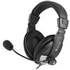 NGS MSX9 PRO - Cuffia con Archetto Imbottito, con Controllo del Volume Fino a 20 Hz, con Microfono e Connessione JACK 3.5MM