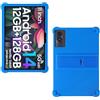AKNICI Custodia Silicone per Blackview Tab 90 Wifi/Tablet 11 Pollici, Protettiva Cover con Supporto Integrato, Blu