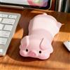 Generic Supporto poggiapolsi per mouse pad carino ergonomico tappetino per mouse gomito comodo supporto adatto per digitare e giocare - Pink Pig