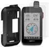 INNOSURE - Confezione da 3 custodie in silicone + vetro temperato opaco per Garmin Montana 700/700i/710/710i/750i/760i, antiurto, antistatica, antiscivolo, durevole