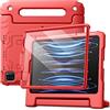 JETech Custodia Bambini per iPad Pro 11 & iPad Air 5/4 10,9, Rosso | Cover per iPad Pro 11 (2018-2022) & iPad Air 5/4 10,9 (2022/2020), Pellicola Protettiva Integrata, Supporto Maniglia