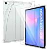 CONAPIKA Cover per Samsung Galaxy Tab S10 Fe 10.9 Pollici con 2 Vetro Temperato, Flessibil AntiGraffio Custodia Protettiva TPU Retro Case con Angoli Rinforzati Ultra Trasparente Paraurti Cover