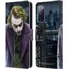 Head Case Designs Licenza Ufficiale The Dark Knight Joker Arte del Personaggio Custodia Portafoglio in Pelle Compatibile con Samsung Galaxy S20 Fe / 5G