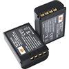 DSTE Batteria di ricambio completa BLX-1 BLX1 DSTE, compatibile con Olympus OM-1 OM1 Micro SLR Camera OM System