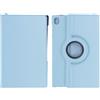 REY Custodia in similpelle girevole a 360° per LENOVO TAB M10 FHD PLUS 10.3 (TB-X606F - TB- X606X), Custodia protettiva, Azzurro