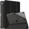 FINTIE Cover per iPad Air 13 Pollici M4/M3/M2 (2026/2025/2024) | con Portapenne - Sottile Leggero Custodia Posteriore Opaca Traslucida Case in Morbido TPU con Auto Sveglia/Sonno, Nero