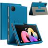 CONAPIKA Cover per TCL TAB 10L Gen 4, Ultra Sottile Folio Magnetico Custodia protettiva in PU pelle Cover Multi-Angolo Regolabili Supporto Caso con Porta Penna e Cinturino da Polso,Azzurro cielo