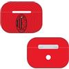 Head Case Designs Licenza Ufficiale AC Milan Rosso E Nero Arte Vinile Sticker Pelle Adesivo Compatibile con Apple AirPods PRO