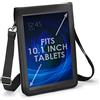 USA Gear Custodia Borsa Portatile Supporto da Auto per Tablet da 10" con Protezione Schermo Sensibile al Tocco Adatto per Samsung Galaxy, Huawei Mediapad, LNMBBS, BEISTA, Apple iPad e Altri - Nero