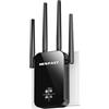 NEWFAST AC1200 Ripetitore WiFi RE523 5GHz Amplificatore WiFi Potente | Doppia Banda Ripetitore WiFi con WPS,WIFI Extender WiFi Booster Compatibile con tutti i Box Internet, 4 Antenne, 3 Modalità