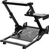 PXN PXN-A10 - Supporto per volante compatibile con Logitech G29 G25 G27 G923 V9 V10 V12 MOZA R21 R16 con supporto per cambio, supporto pieghevole regolabile, design ergonomico portatile [nero]