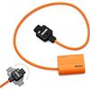 ZGCINE DT-W235 D-Tap a NP-W235 Cavo batteria fittizio per Fuji X-T5 X-T4 GFX100S X-H2S GFX100S Fotocamera - Lunghezza: 60cm