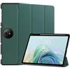 Envibe Custodia per TCL Tab 11 Gen2/Tab 11 FE 11 Pollici, Cover per Tablet TCL Tab 11 Gen2/Tab 11 FE, Copertura Protettiva con Supporto Pieghevole e Funzione Auto Wake/Sleep, Protezione Completa. (Verde)