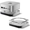 BENFEI Dock per Mac mini M4, supporto per Mac mini M4 con alloggiamento SSD NVMe, hub DisplayPort 4K, 10 Gbps 1 x USB C e 1 x USB A 3.2, 5 Gbps 3 x USB A 3.0, SD/TF 170 MB/s