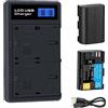 SLODA 2 x LP-E6 LP-E6N Batteria compatibile con Canon EOS 5D Mark II, DS Mark III, 5D Mark IV, 5DS, 5DS R, 6D, 7D, 7D Mark II, 7D Mark III, 80D, 70D, 60D